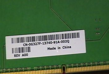 DELL PRECISION 690 T7400 MEMORY RISER BOARD G327F  F813F F814F 