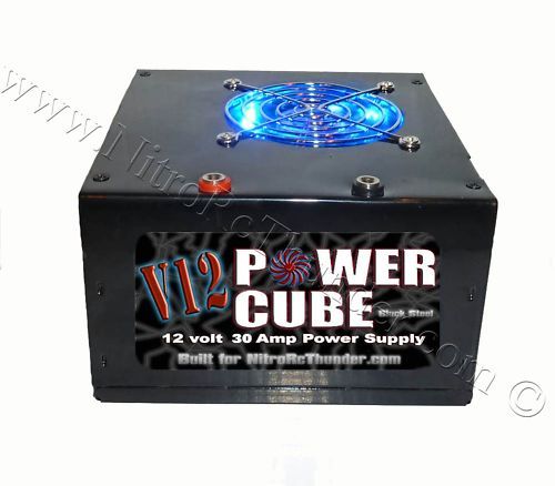 12 Volt DC 30 Amp Power Supply 3 Diff models BlackSteel  