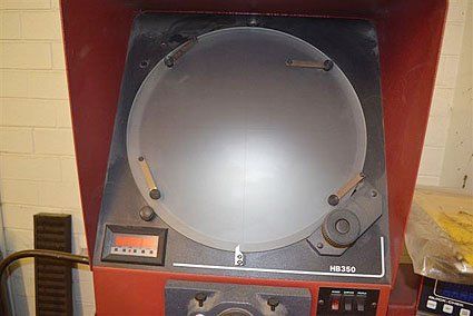 14 STARRETT HB350 Bench Top Optical Comparator with DRO.  