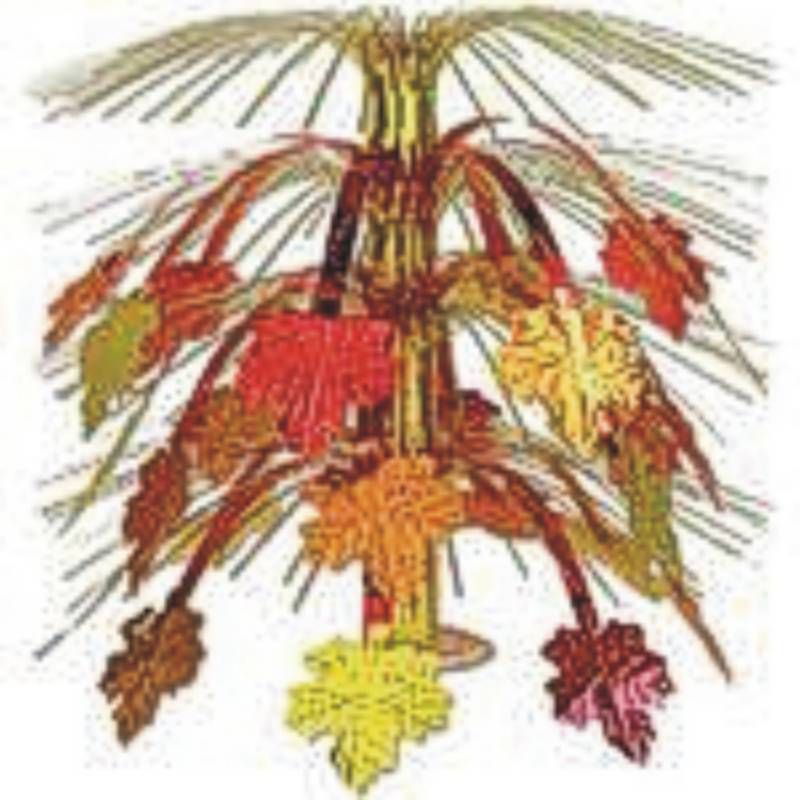 Cascading Leaves Fall Autumn Decoration Centerpiece  