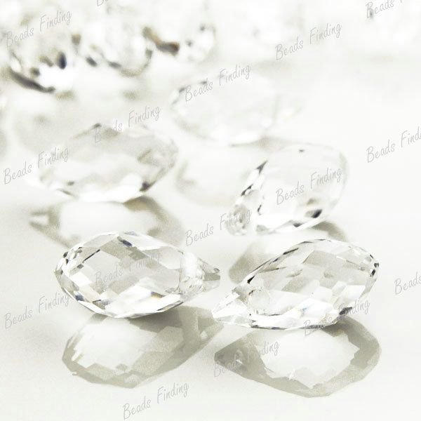 10pcs 12x6mm Teardrop pendant cheaper Crystal beads wholesale Choose 