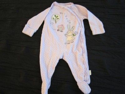 NEWBORN BABY GIRL 0 3 3 6 MONTHS SPRING FALL PAJAMA SLEEPWEAR 