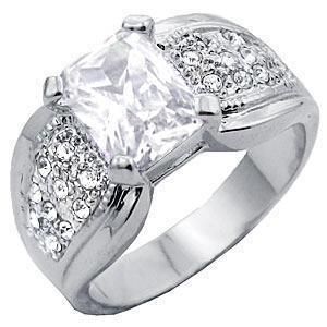 2Ct. Stunning Russian Cubic Zirconia Anniversary Ring  