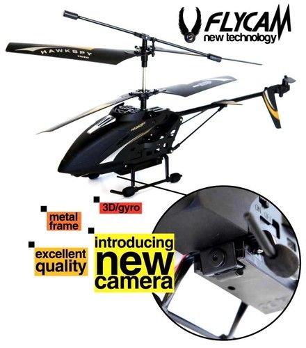 RC Camera Helicopter 3.5CH GYRO EGOFLY HawkSpy LT 711  