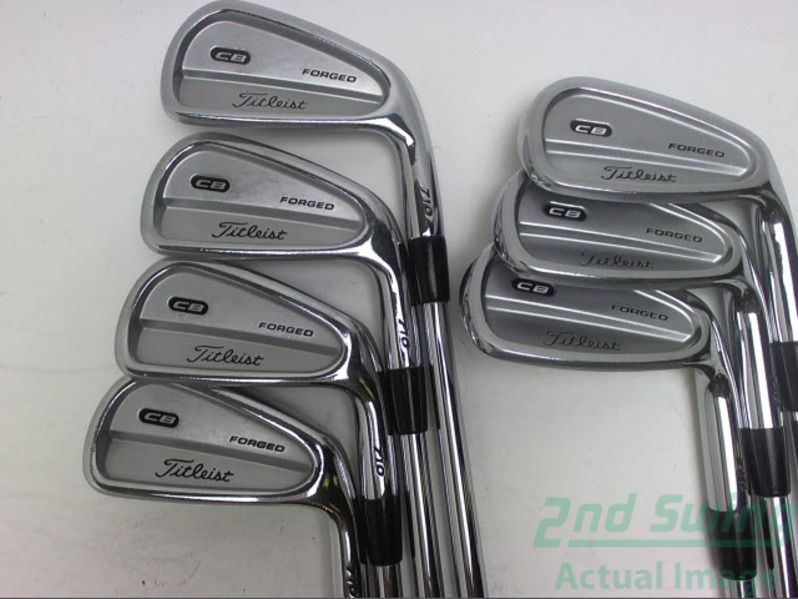 Titleist 710 CB Iron Set 4 PW Steel X Stiff Right  