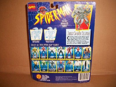   SPIDERSLAYER MARVEL COMICS ACTIION FIGURE 1994 TOY BIZ COLLECTIBLE NOC