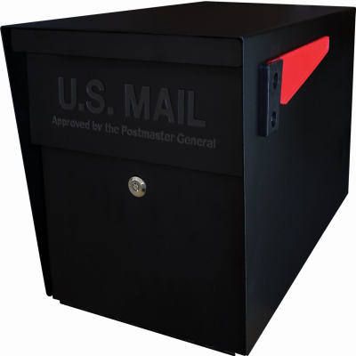 HD STEEL SECURITY LOCKING ANTI THEFT CURBSIDE MAILBOX  