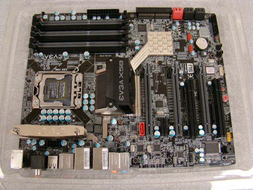    BL E758 A1 X58 3 Way SLI Core i7 LGA 1366 Intel X58 ATX Motherboard