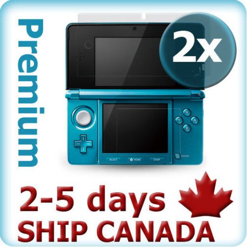 2x Screen Protector Cover Guard Nintendo 3DS Anti Glare  