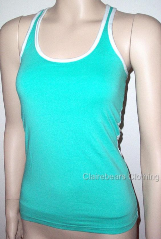 LADIES SPORTS TOP SINGLET CROSSOVER BACK SHELF BRA NEW  