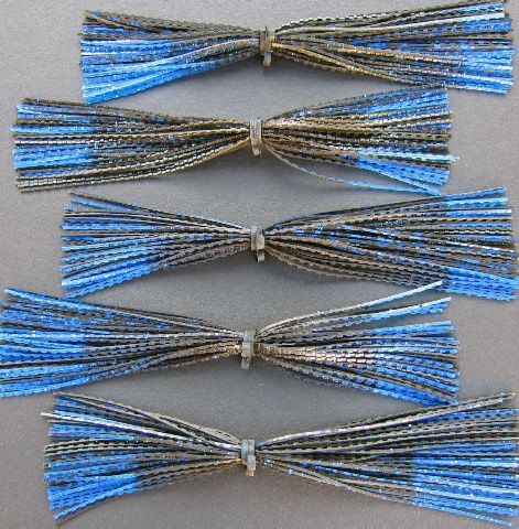 Skirts Plus Air Trap Replacement Skirts for Fishing Lures ~ 5 Count