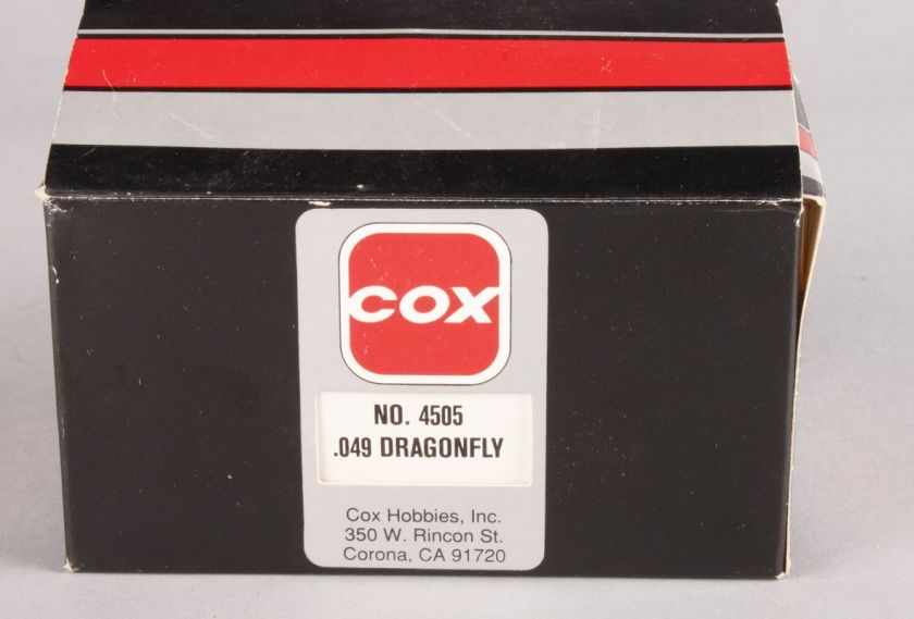 NEW COX DRAGONFLY .049 MODEL AIRPLANE ENGINE  