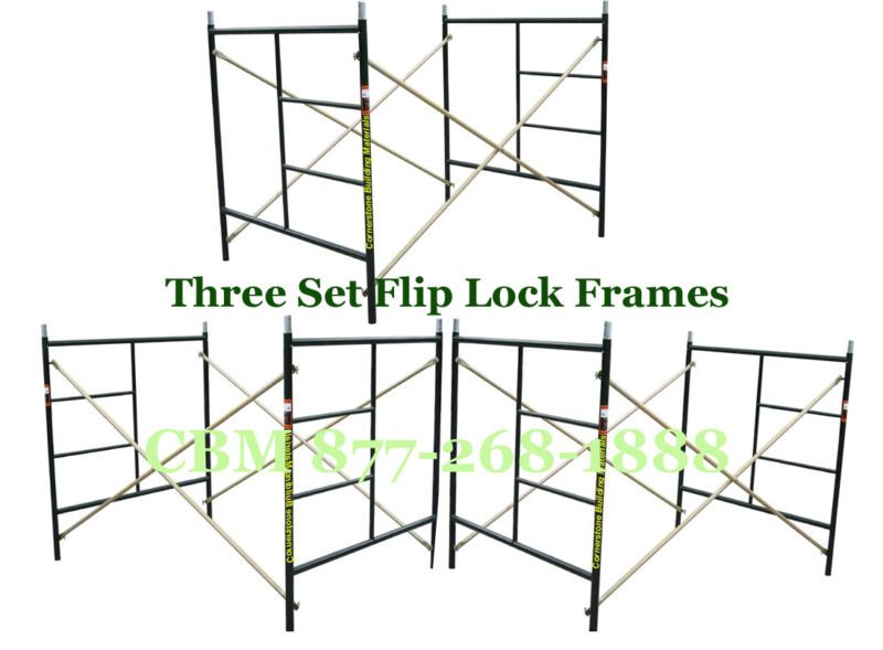Sets Flip Lock 5X51X7 Masonry Scaffolding Frames  