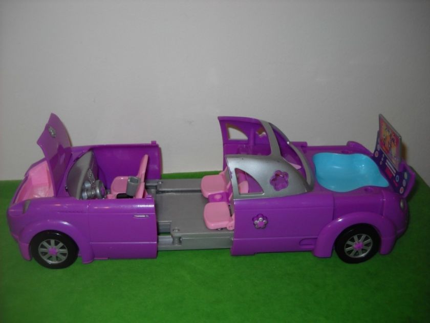 Polly Pocket Car Limo Sound Music Purple HTF  