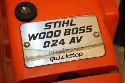 Stihl 024 AV 16 Blade Gas Chainsaw  