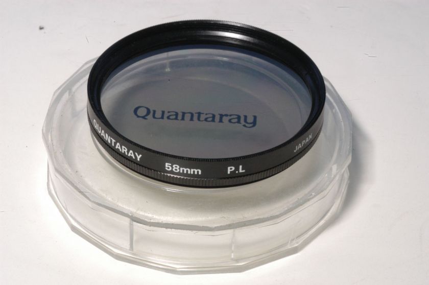 Quantaray 58mm filter PL Polarizer  