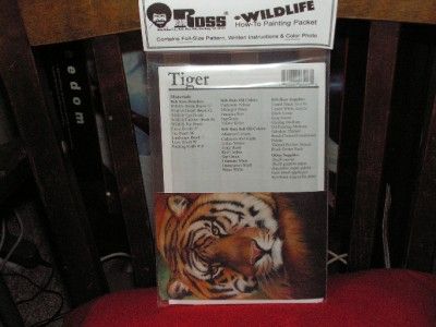 Bob Ross Wildlife Series Tiger packet  