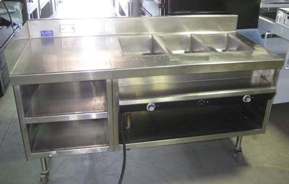 V14148 32 DELFIELD 3 COMPARTMENT STEAMTABLE 7320 commercial 