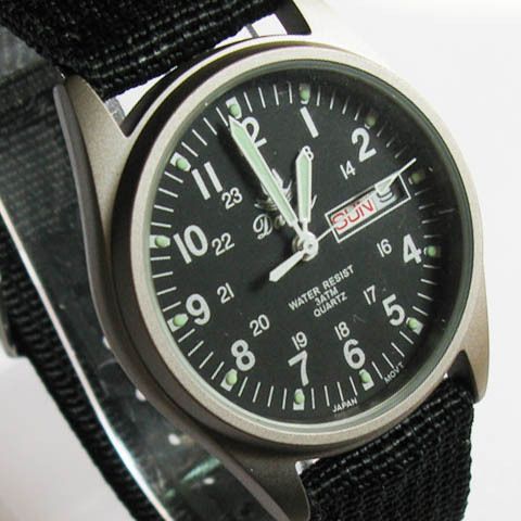 Darch Brand New Military Army Week Mens Watch Black US  