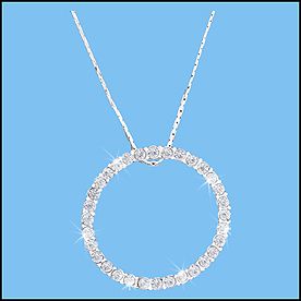   pendant on 16 chain will make your eyes open wide at all that sparkle