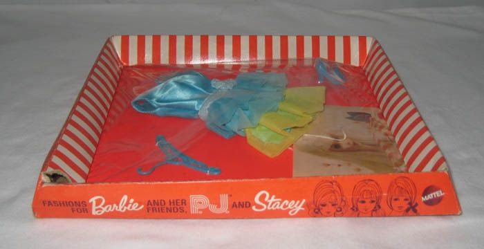 1970 MATTEL BARBIE DREAMY BLUE OUTFIT #1456 NRFB MOC  