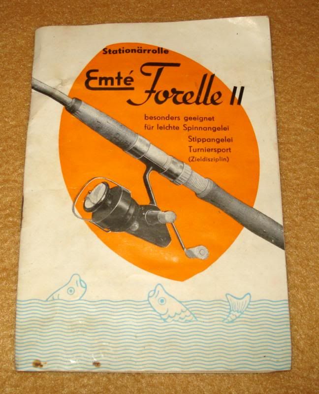 Vintage EAST GERMAN Spinning Reel FORELLE 60s  