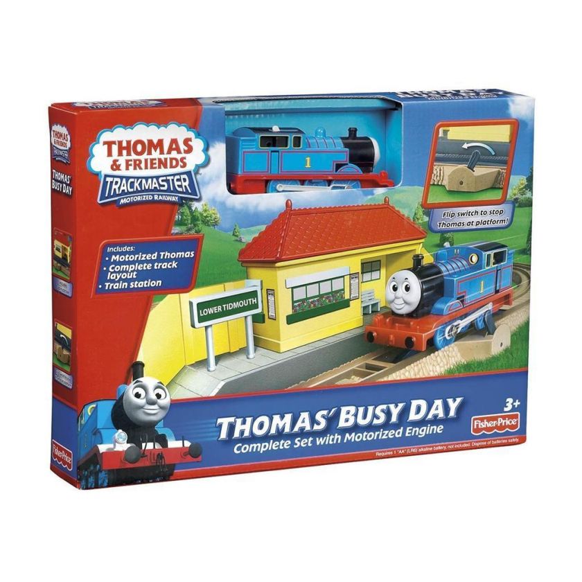 THOMAS BUSY DAY Train Set with Motorized Engiine, NEW, Fisher Price 