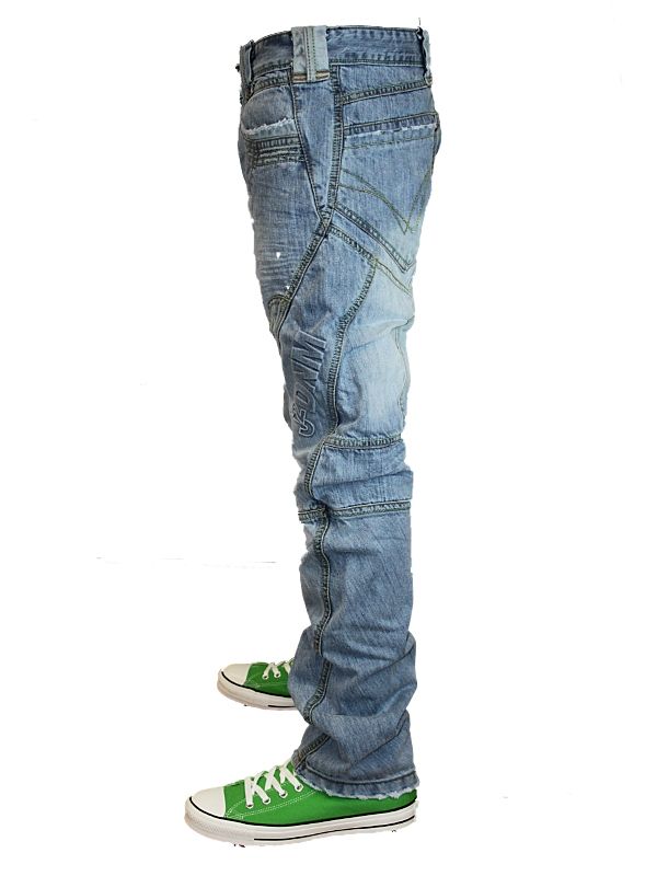 NEW MENS LIGHT WASH J2 101411 DESIGNER BRANDED TAPERED FIT DENIM JEANS 