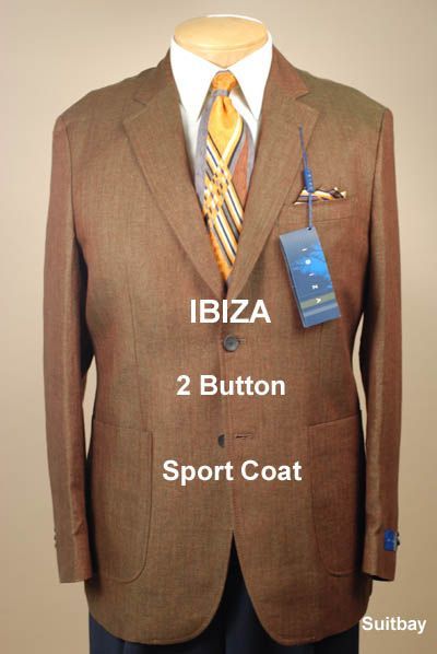 46R Sport Coat   Mens Rust 46 Regular Coats   IB47  