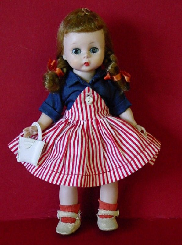 1956 Vintage 8 ALEXANDER KIN DOLL BKW ~ WENDY CARRIES HER MILK MONEY