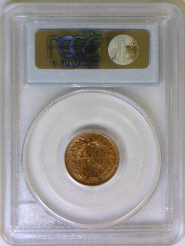 1893 Indian Cent PCGS MS 65 RB Mostly Red  