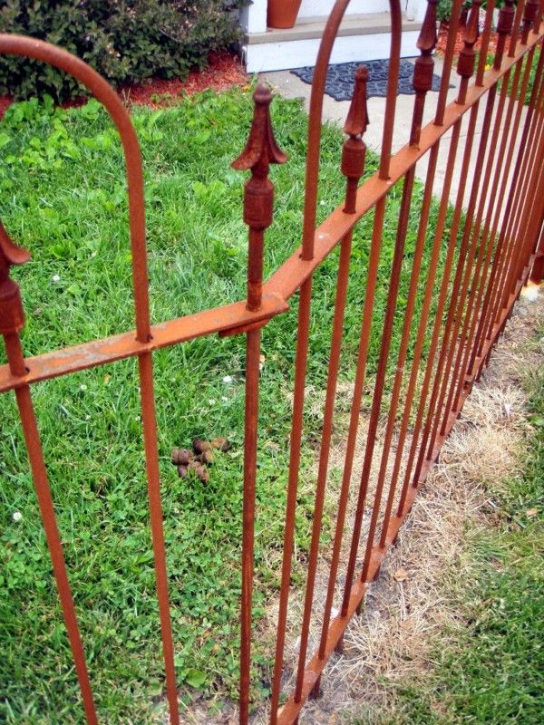 55 tall Iron Stakes for 4 Tall Iron Garden Fence  