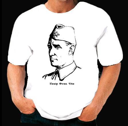 Josip Broz Tito Yugoslavian vintage T Shirt  