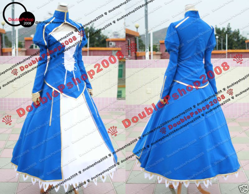 Fate Stay Night Saber Cosplay Costume  