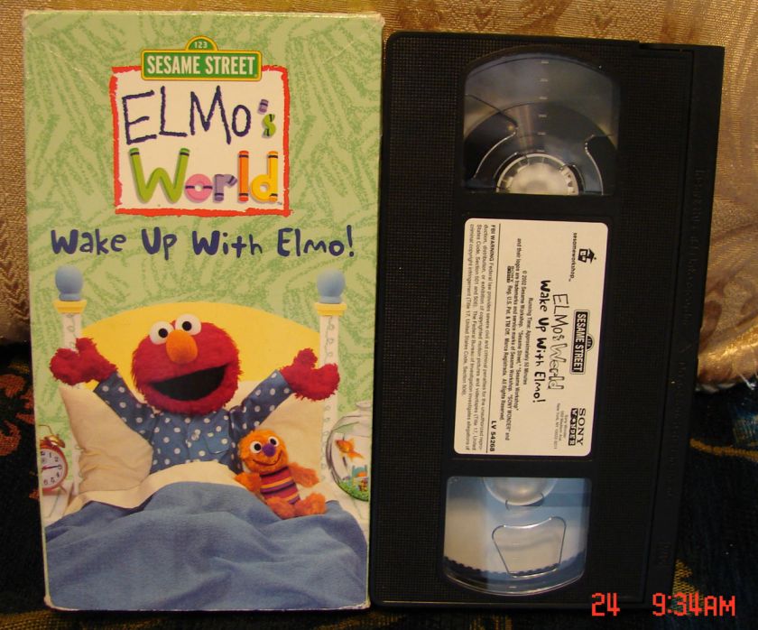 Elmos World Wake up With Elmo Sleeping, Getting Dressed Brushing on ...