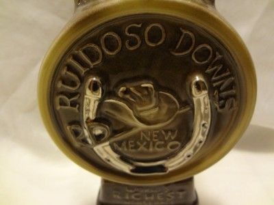 Vintage 1968 JIM BEAM Ruidoso Downs Whiskey Decanter Bottle New Mexico 