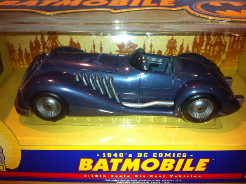 Corgi 1940s DC Comics BATMOBILE 77606 Detailed Parts BIG 1/18 Scale 