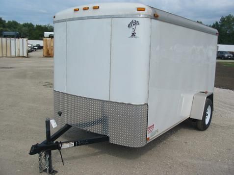 6826 Atlas 2011 Enclosed Trailer Ramp Door 6x12 New but Minor Damage 