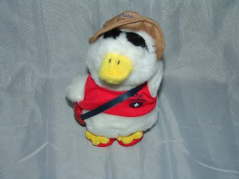 Aflac Plush Lifeguard Insurance Stuffed Duck Ad Toy  