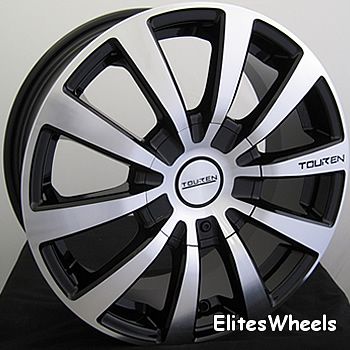 16x7 Black Wheel Touren TR3 4x100 4x4.5 Accord Rims  