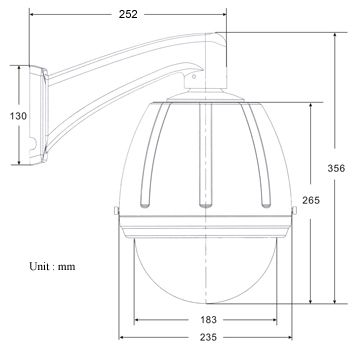 mount optional clear dome cover include tint dome cover optional