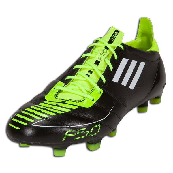 adidas F50 adizero TRX (Leather) Black/White/Electricity U44295  