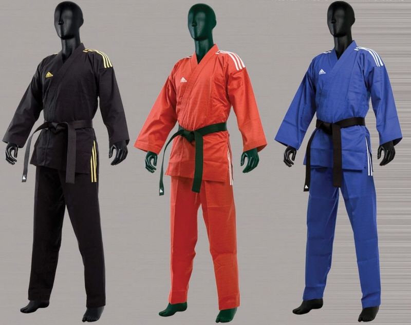 ADIDAS COLOR TAEKWONDO KARATE MASTER UNIFORM 3COLOR  