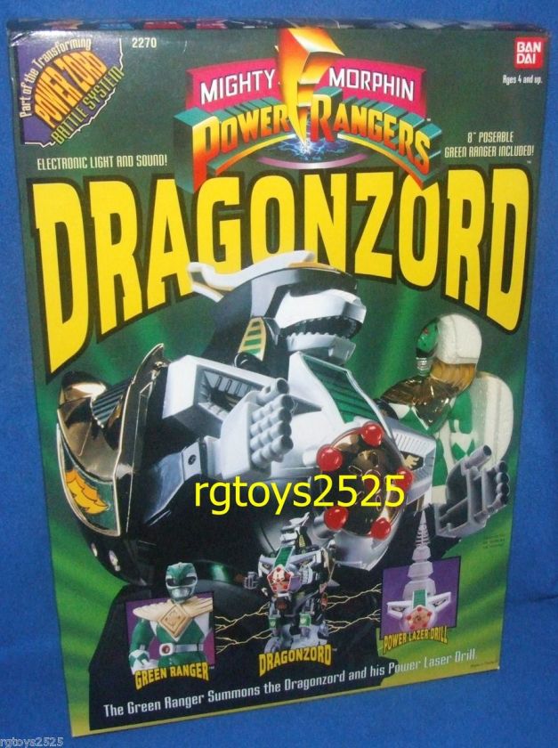   Morphin Power Rangers Dragonzord ( Megazord of the Green Ranger ) New