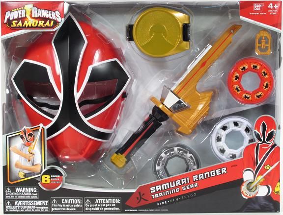 Power Rangers Samurai RANGER TRAINING GEAR FIRE RED 31606 NIP MIGHTY 