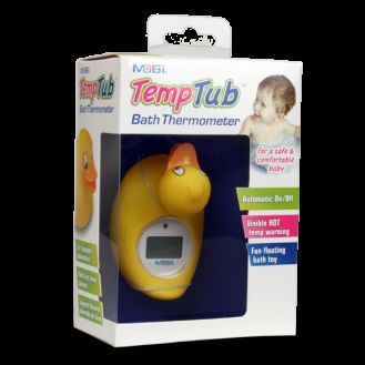 Mobi Baby Bath Water Thermometers hi low alarms NEW  