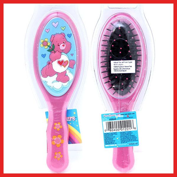 Care Bears Love a lot Bear Hair Brush / Hair Accessory Pink  