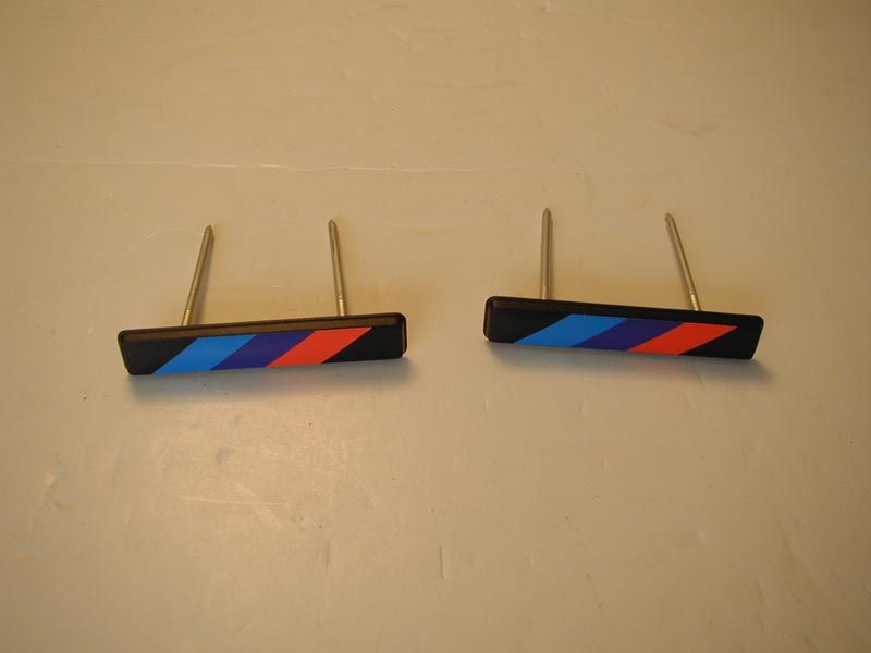 BMW M Technic Seat Badges E28 E30 E34 E36 E46 M3 M5  