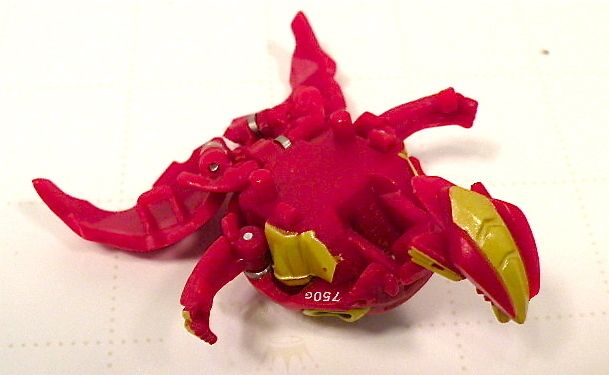 BAKUGAN   pyrus   RUBANOID   750g w/DNA   New  