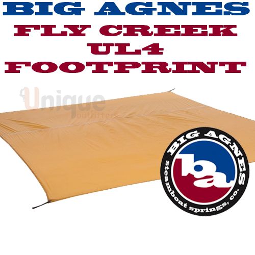 Big Agnes Fly Creek UL4 Footprint Ground Cloth Ground Tarp BRAND NEW 